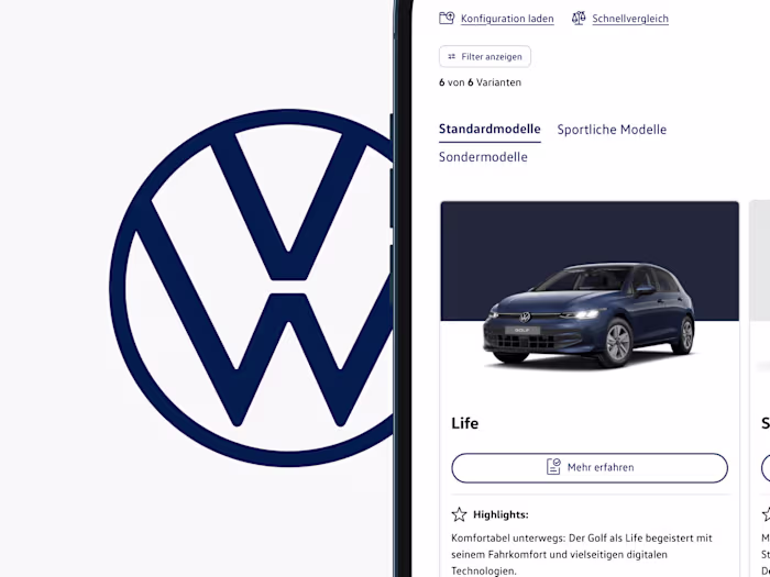 VW - Showroom journey