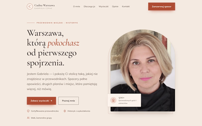Cudna Warszawa - City Guide Website