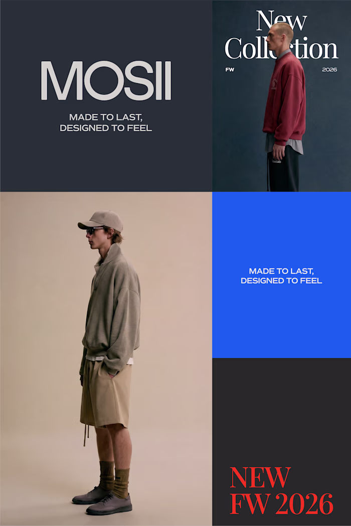 Minimal Menswear Brand Identity