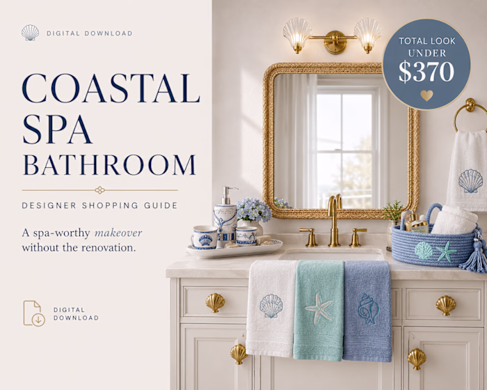 Coastal Bathroom Makeover - Cohesive