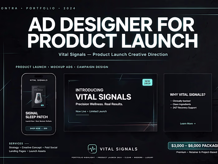 Ad Designer for Product Launch