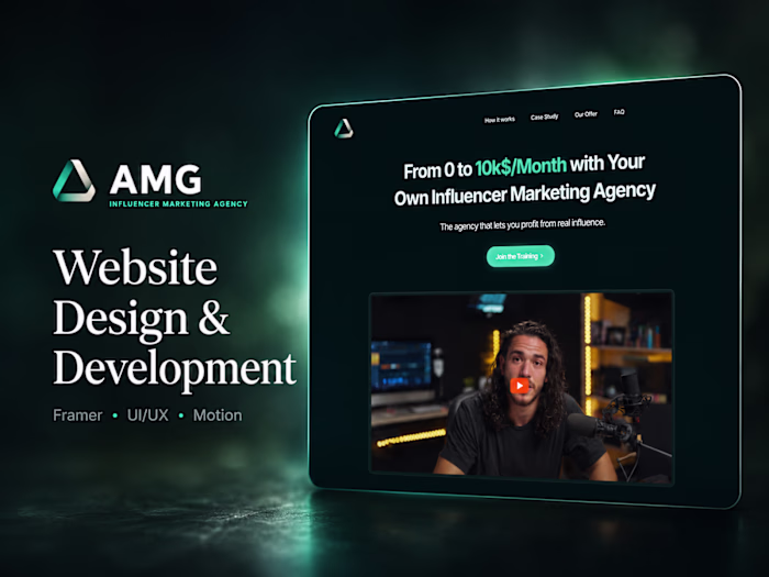 AMG — influencer marketing agency