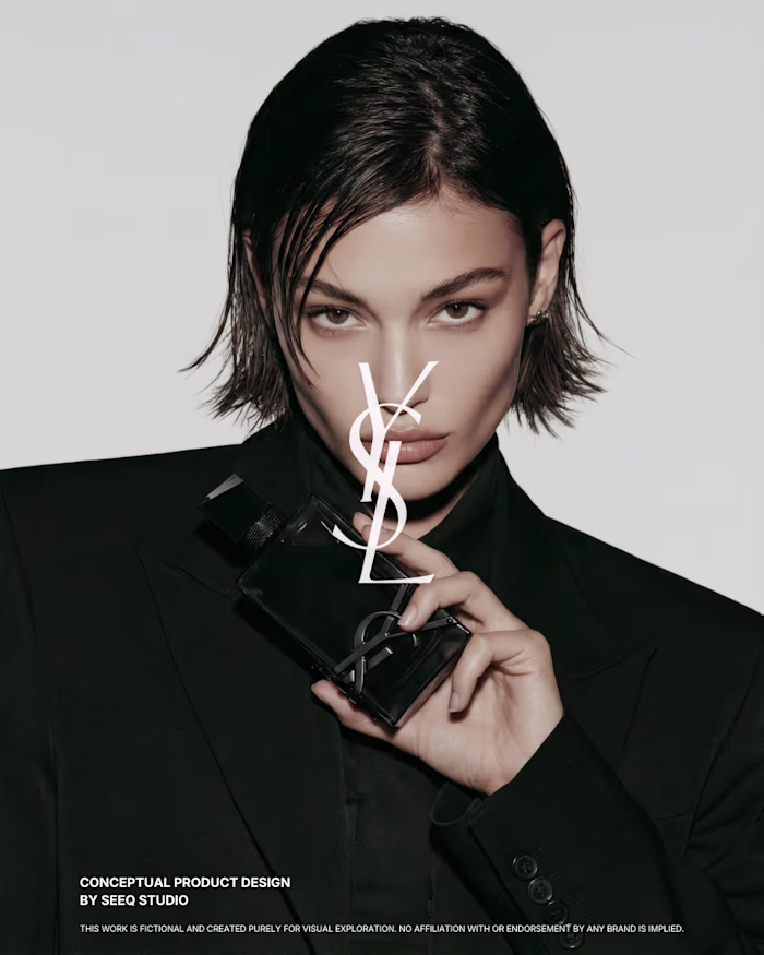 Campaign Concept for YSL Libre Fragrance (AI-generated)