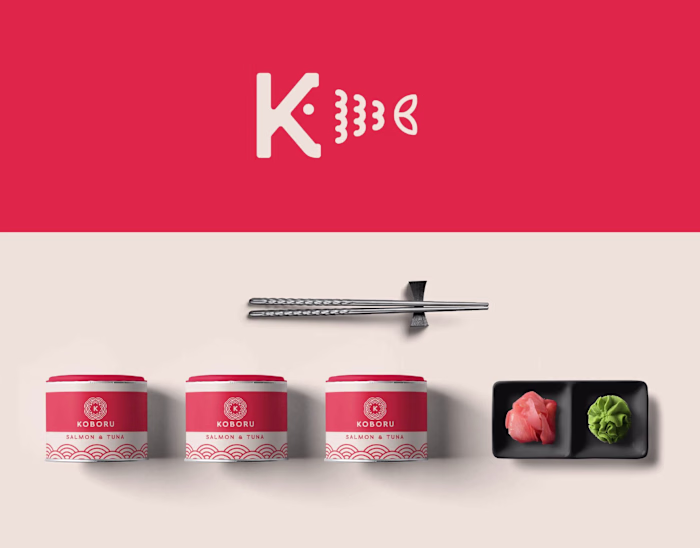 Koboru Sushi | Restaurant Brand Identity & Packaging