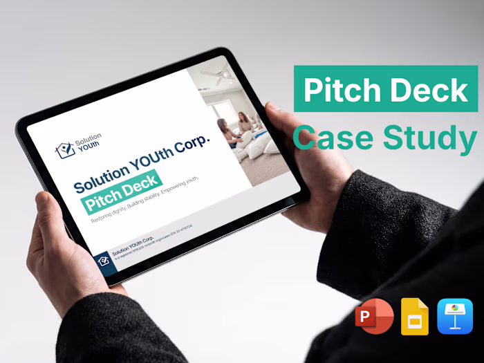 Nonprofit Pitch Deck for Youth Organization | Case Study