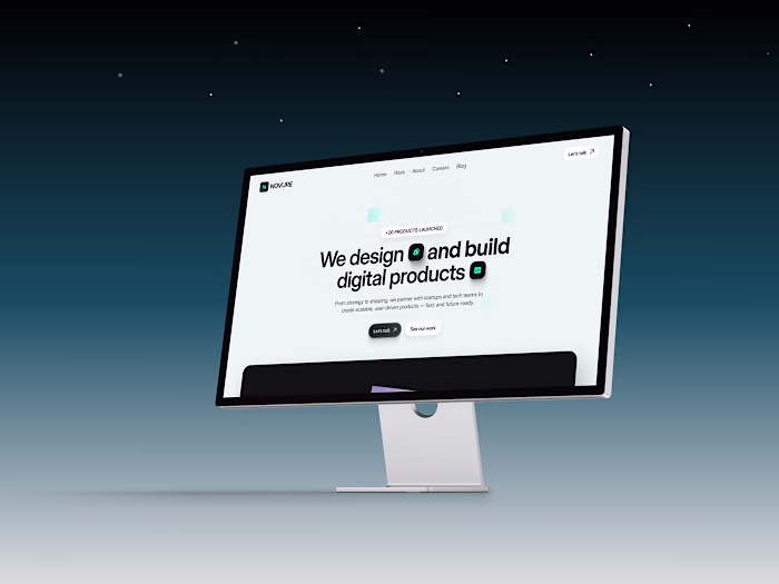 Novure – Modern Digital Agency Website