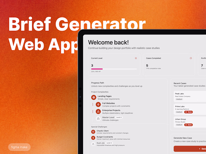 MVP for Design Brief Generator Web App