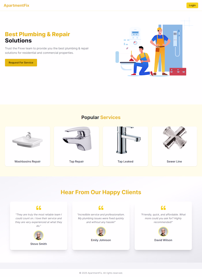 ApartmentFix – Full User Panel,