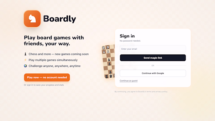 Turn-based board game platform built