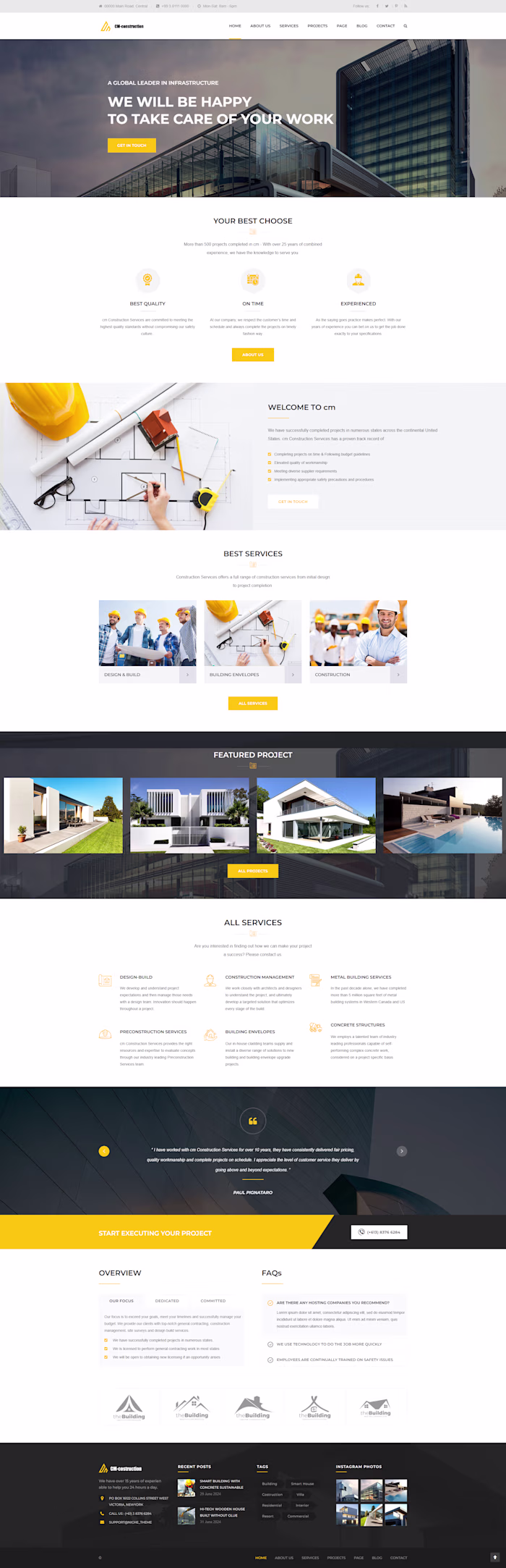 Construction website 