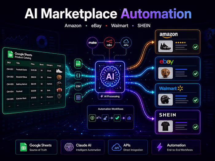 AI Marketplace Listing Automation System