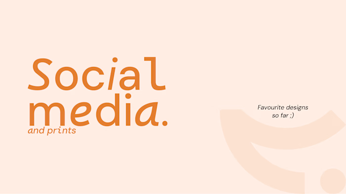 Social media and print favourite designs so far