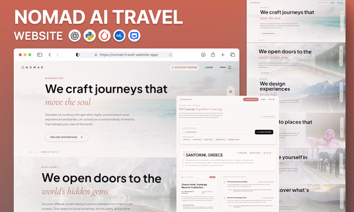 NOMAD is a luxury travel
