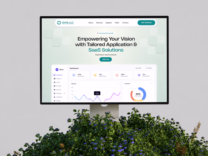 SaaS solutions Providers & marketing agency website redesign