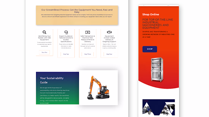 Sales-Driven WordPress Industrial Website Design Development