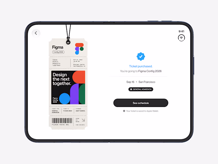 Designed and built an event ticket interaction for the iPhon...
