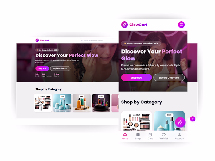 GlowCart - AI Powered Commerce