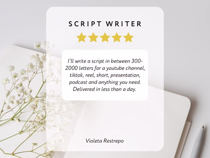 Script writing