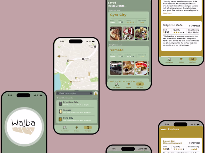 Wajba: Mobile App Concept & UX Design