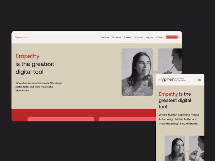 Hyphen is a UX consultancy