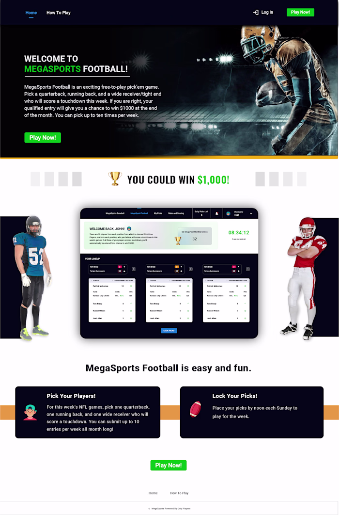 Logo and Ui Design For Megasports