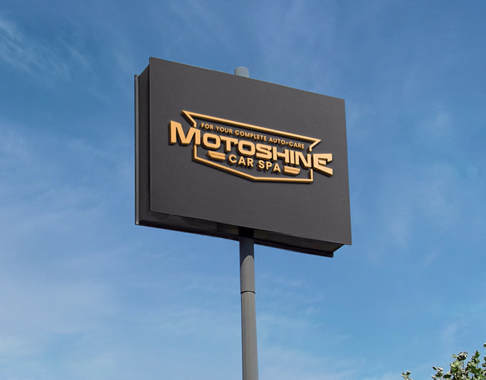 Motoshine Car Spa | Logo Redesign and Visual Identity