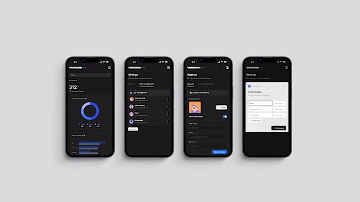 Asset analytics / Property management dashboard