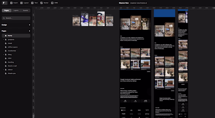 Just wrapped up a new project in Framer! From design to live...
