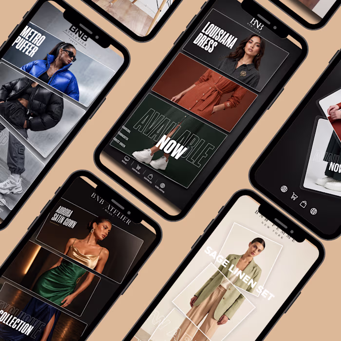 Created a premium fashion editorial