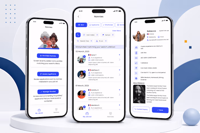 NannyFinder: Multi-Platform Care Marketplace Development