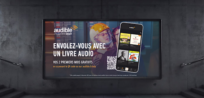 Creative design for Audible