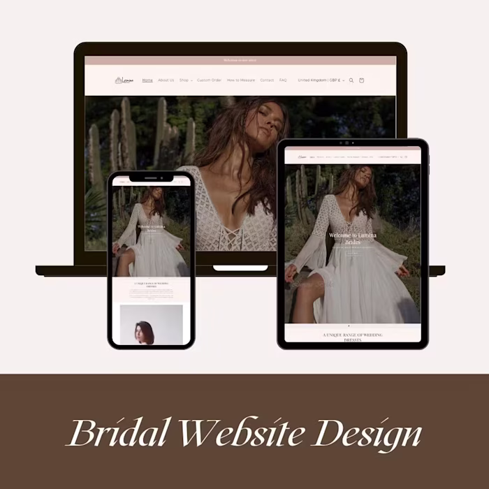 Bridal Website Design