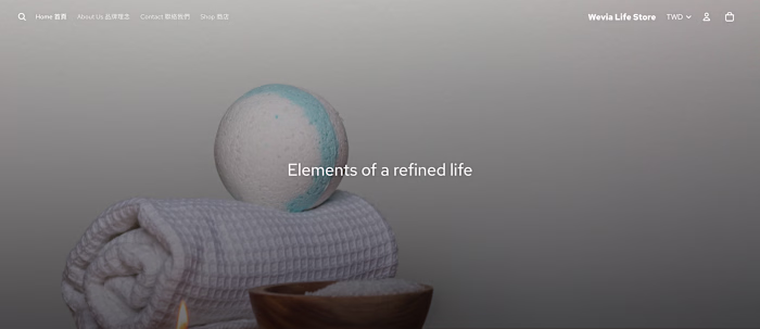 Shopify Store Setup for Wevia Life Store (Demo Project)