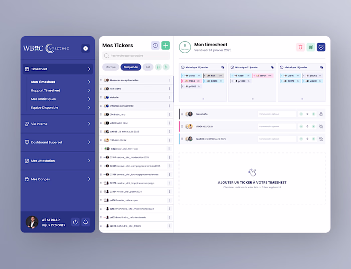 Ticketing & Timesheet UX Redesign