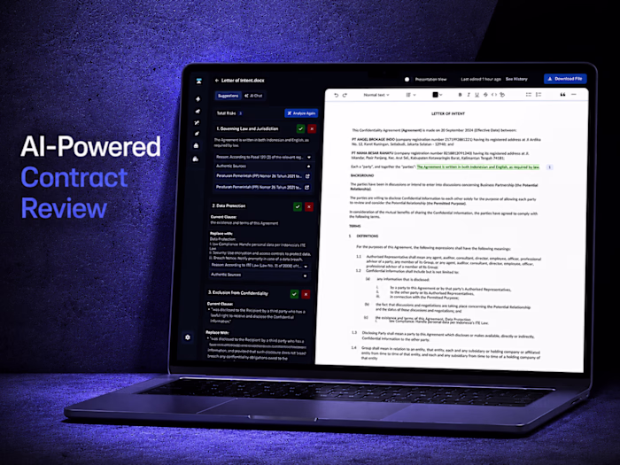 AI-Enhanced Legal Contract Review System