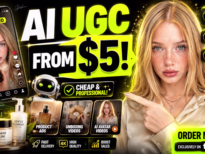 I Create AI UGC Videos