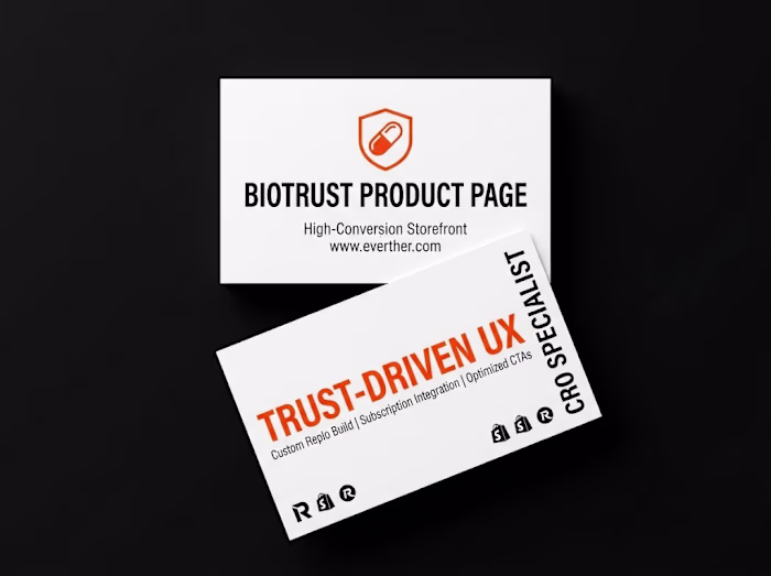 Custom Shopify Product Page Design for BioTrust