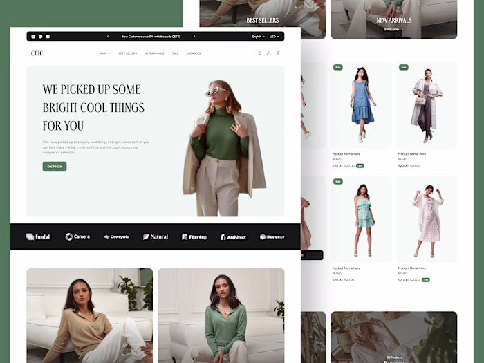 E-commerce website - Online selling