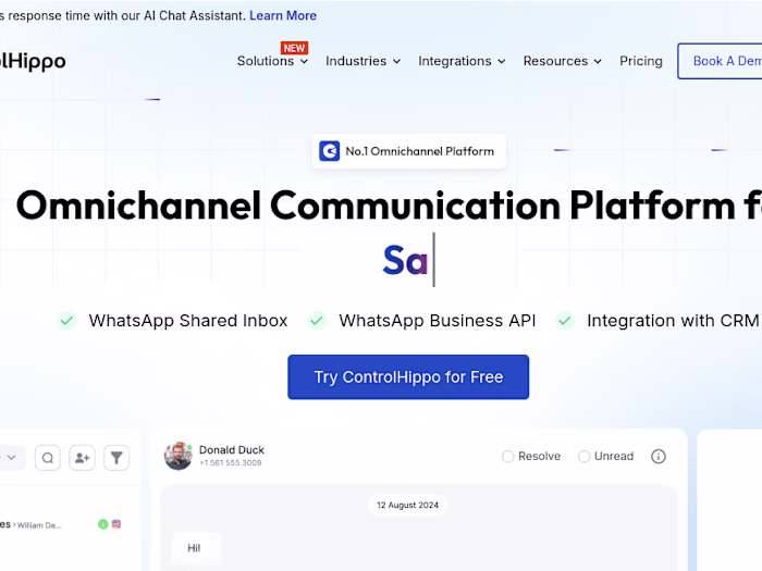 Omnichannel Communication Platform for Sales & Support Teams