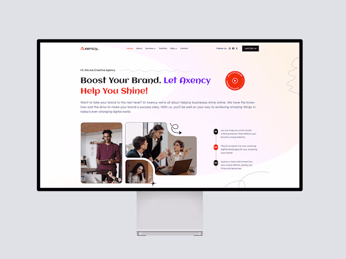 Axency - Digital Agency & Portfolio Figma Template