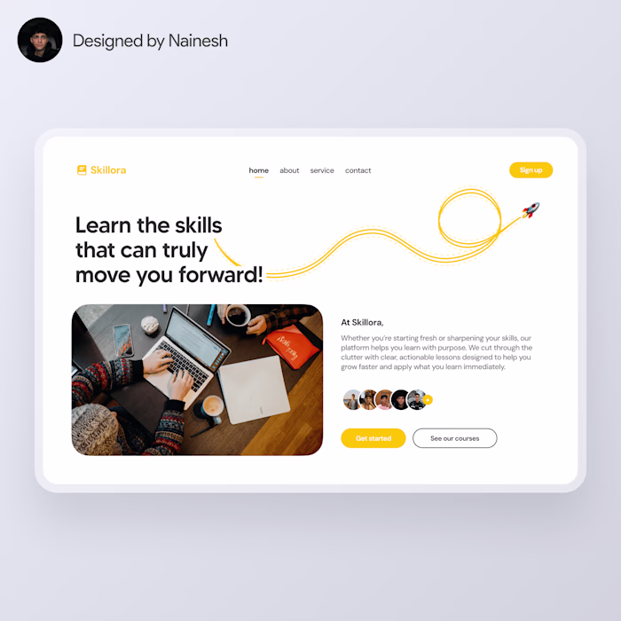 Online Learning Platform UI