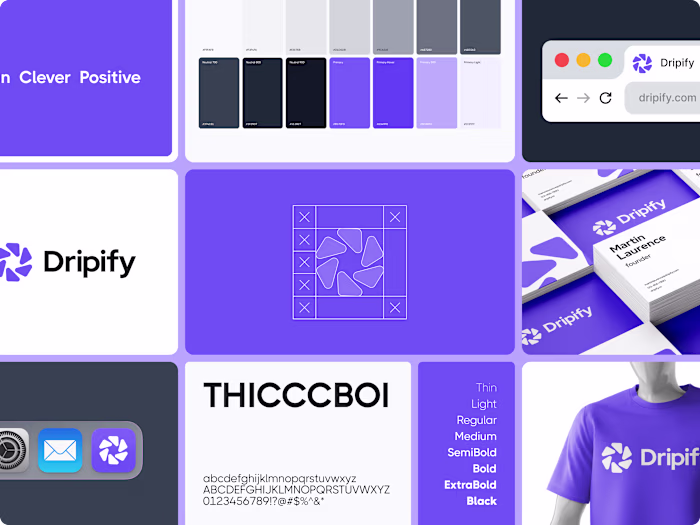Dripify – Brand Identity for a Sales Automation Platform