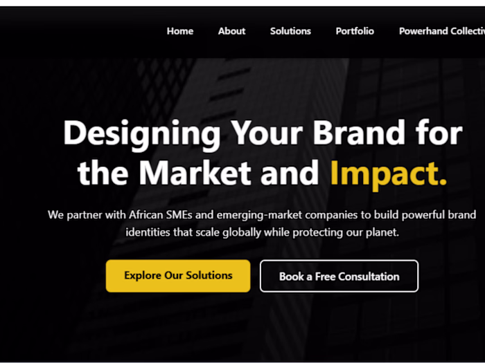 Powerhand Designs — Pan-African Branding Agency Website