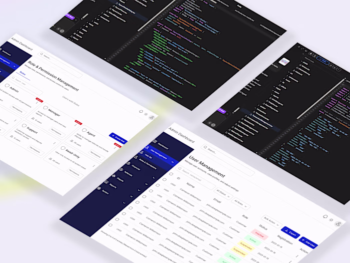 Built a centralized admin dashboard