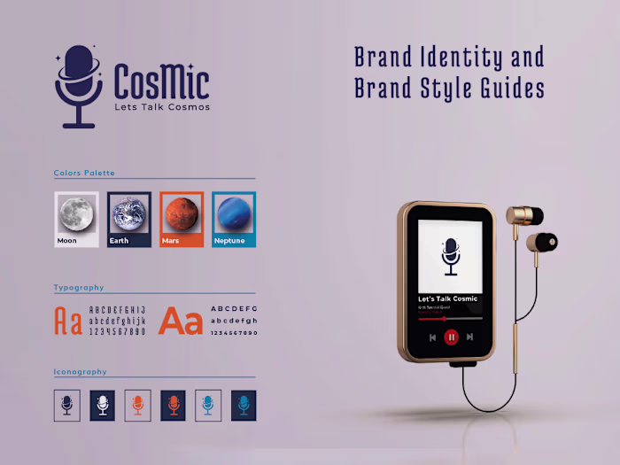 Cosmic - Brand Identity and Brand Style Guides - Minimal