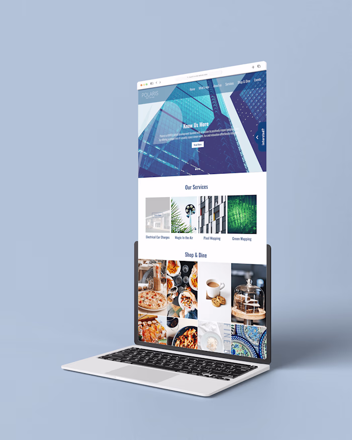 Polaris Mall Website on Behance
