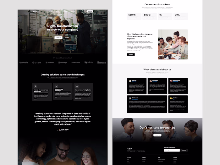 Digital Transformation Website Design