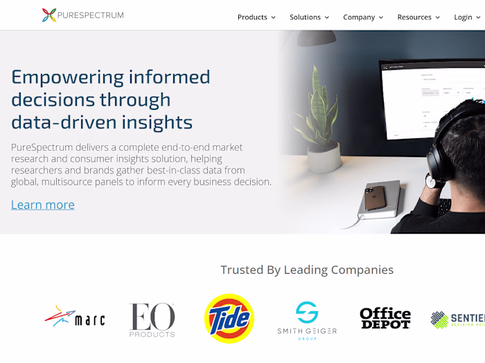 Pure Spectrum - A MarketPlace Survey WebApp