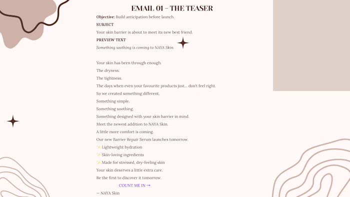 Spec project for a fictional