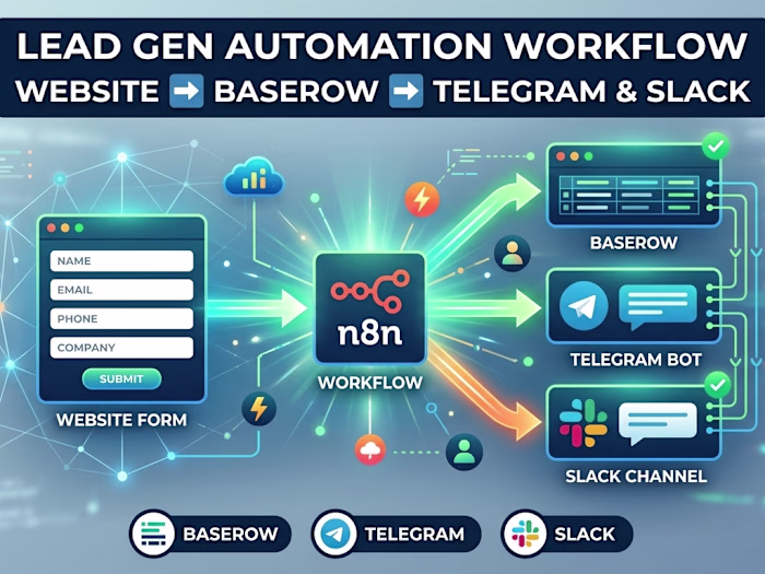 Lead Gen Automation Turnkey: Website